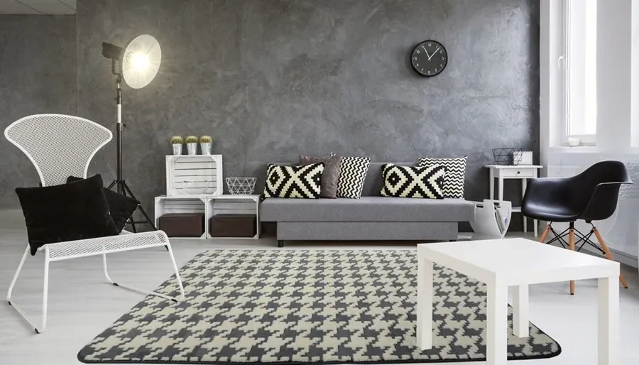 Nové koberce v sivo krémovej farbe 160 x 230 cm