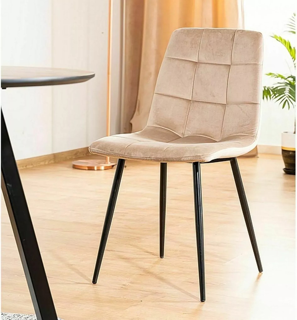 SI Mila Velvet stolička béžová