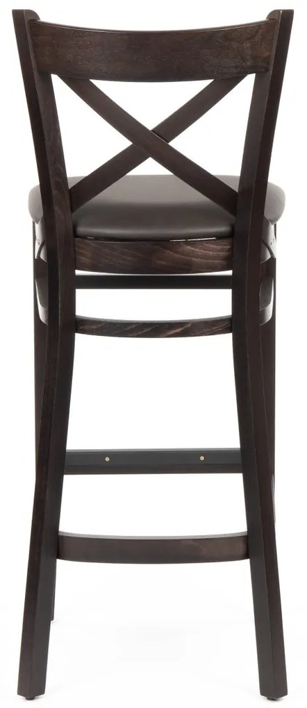 XTON 04 SG UP AMERICAN WALNUT DREVENÁ BAROVÁ STOLIČKA S PODSEDÁKOM brown