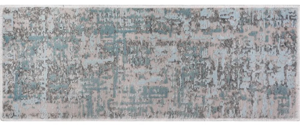 Sivo-tyrkysové bavlnené nášľapy na schody v súprave 16 ks 25x65 cm Milano Mavi – Vitaus