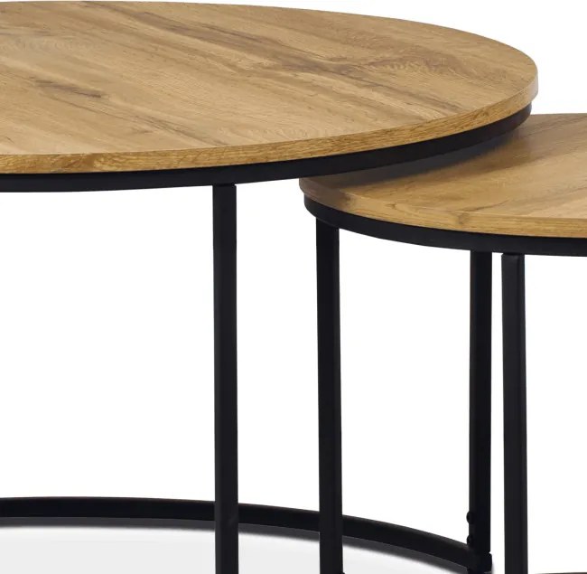Sada 2 konferenčných stolíkov AF-3002 OAK