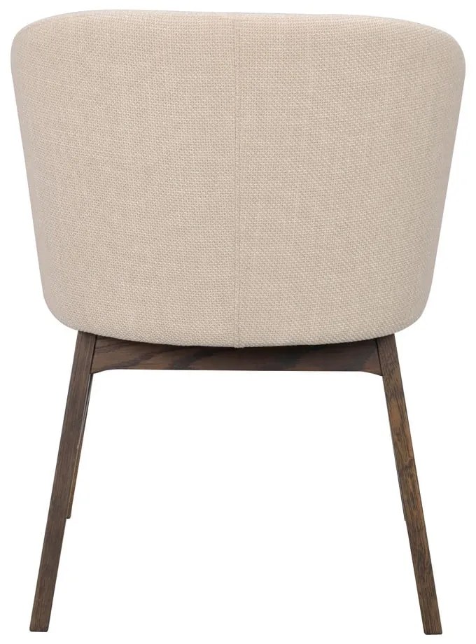 Béžové čalúnené jedálenské kreslá v súprave 2 ks Windham – Rowico