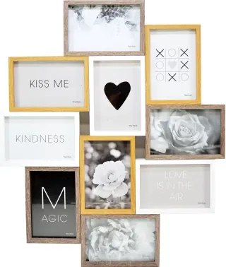 Fotorámik pre10 ks foto, 47x56x2 cm%