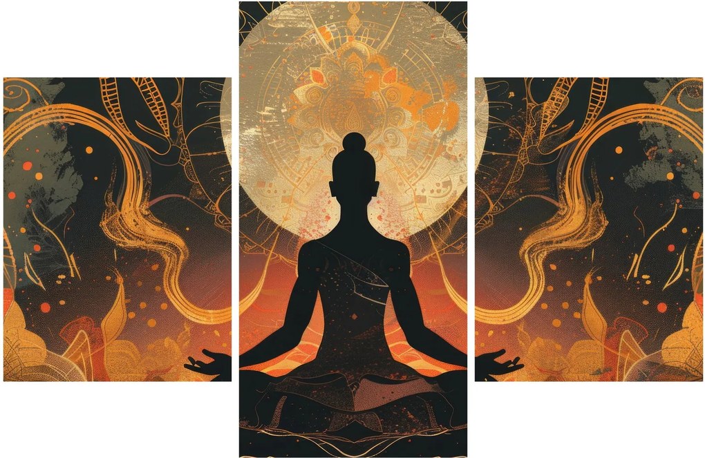 Obraz - Meditácia (90x60 cm)