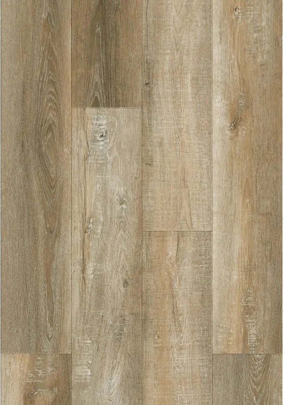 Mexen Cortland vzorka vinylových panelov SPC 6,5 mm, podklad IXPE 1,5 mm, 4 V-drážka, Dub - F1008-S