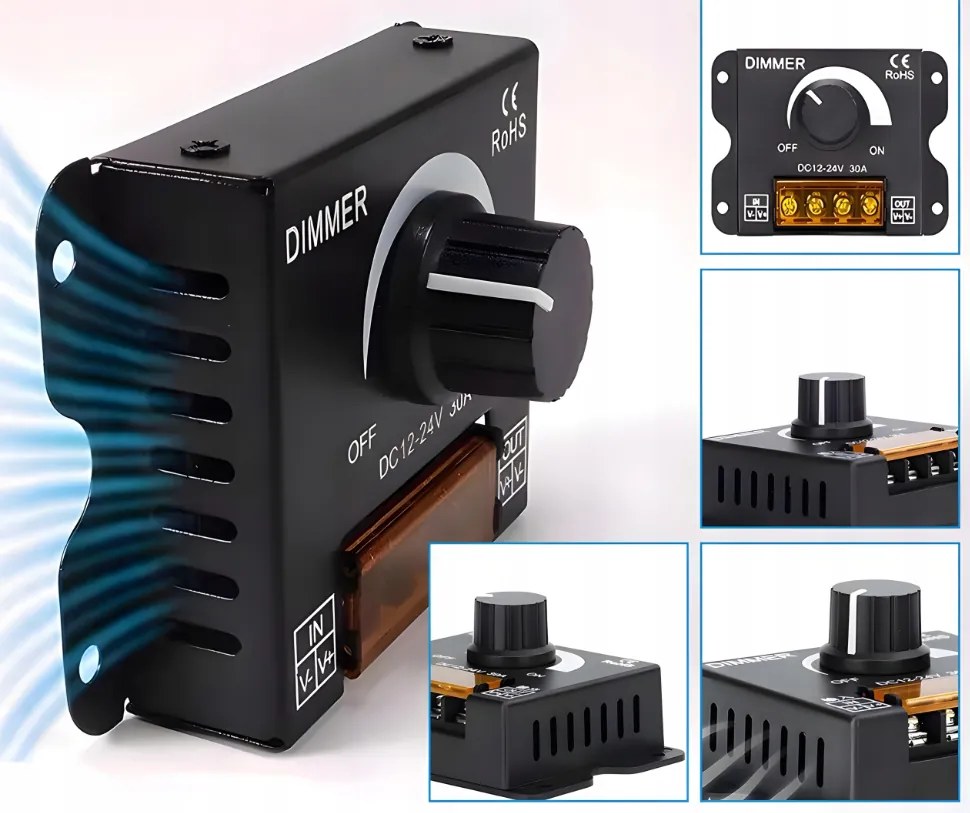 Sada LED neónových COB pásikov 12V 10m 4000K 120W - zdroj + diaľkový ovládač