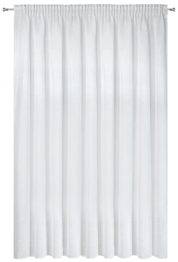 ZÁCLONA NA PÁSKE VIOLA 400X250 CM BIELA