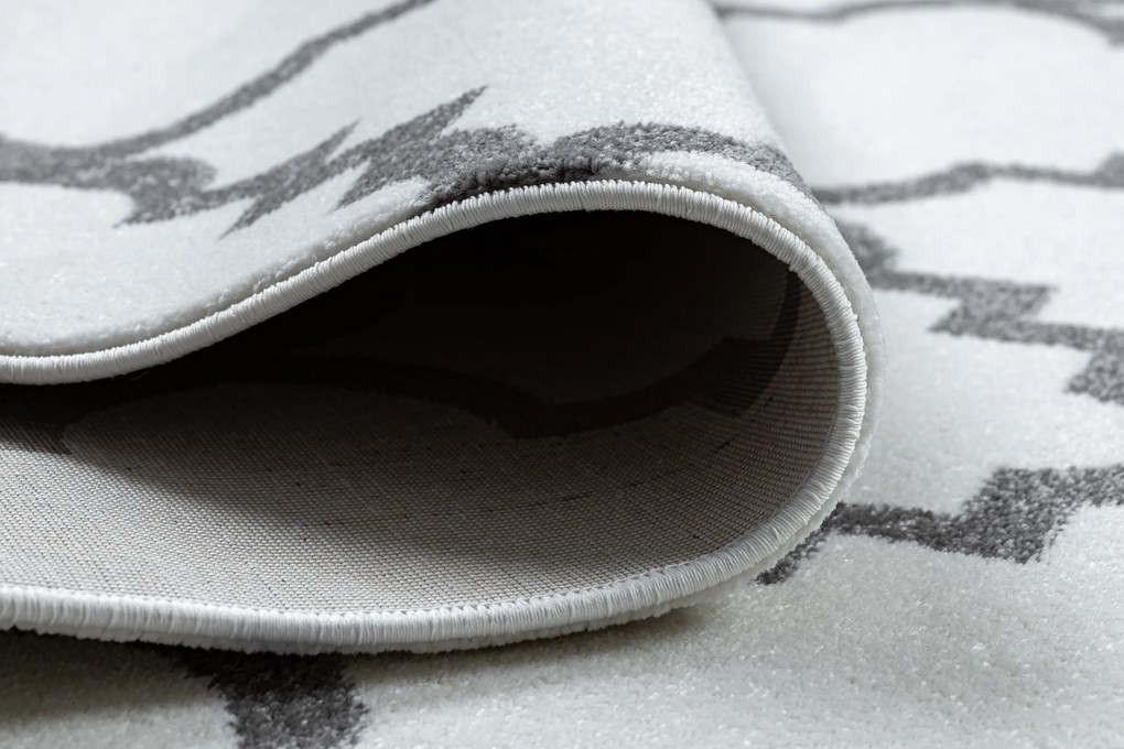 Koberec SKETCH - F343 Marocká mreža, krémovo - sivý