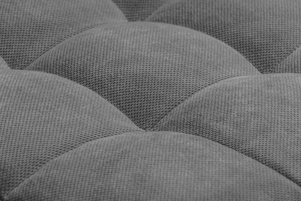 Rohová sedačka Nardo Maxi s funkciou spania ľavá - sivý plyš Pretty 17