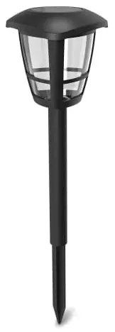 Aigostar - Sada 12x LED solárnych lámp LED/0,06W/2V 33,8 cm 6500K IP44 čierna