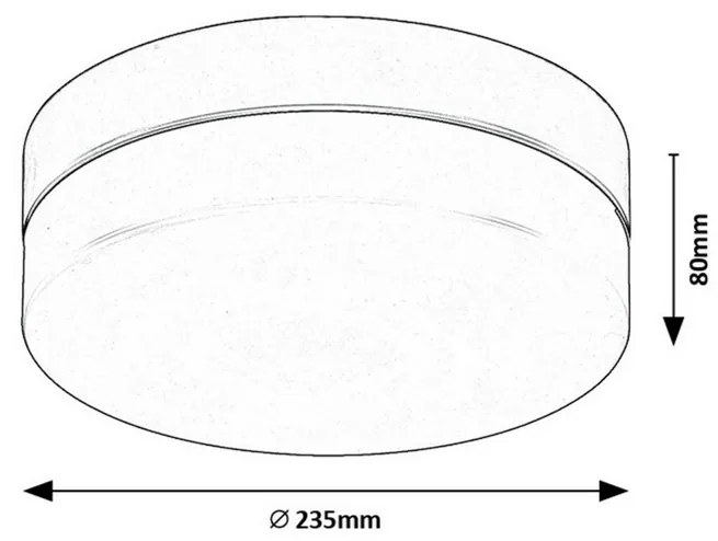 Rabalux 75025 kúpeľňové stropné LED svietidlo Galeo