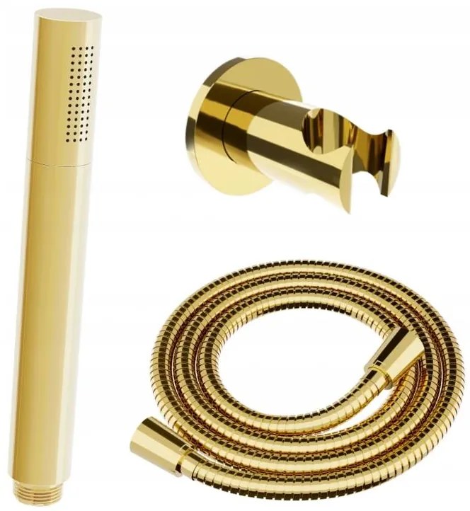 Mexen príslušenstvo - podomietkový 1-bodový ručný sprchový set R-70, zlatá, 785706051-50