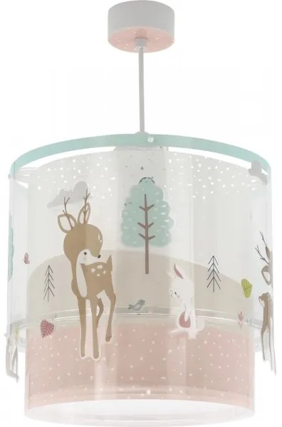 Dalber 61272 - Detský luster LOVING DEER 1xE27/60W/230V