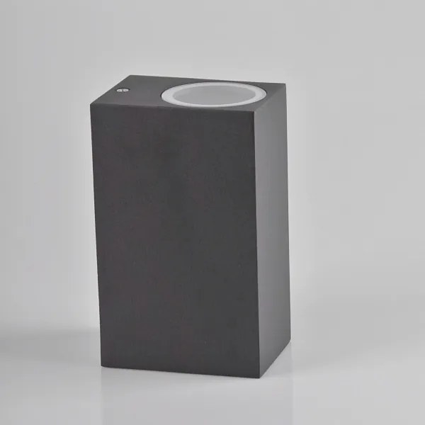 Vonkajšie nástenné svietidlo BOSTON 2xGU10/10W/230V antracit