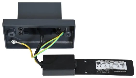 Brilagi - LED Vonkajšia lampa so senzorom ARCELO LED/9W/230V 50 cm IP44