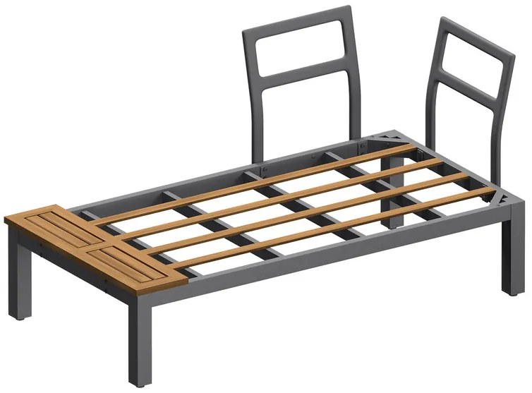 Livarno home Rohová sedacia súprava, hnedá/sivá (850000244)