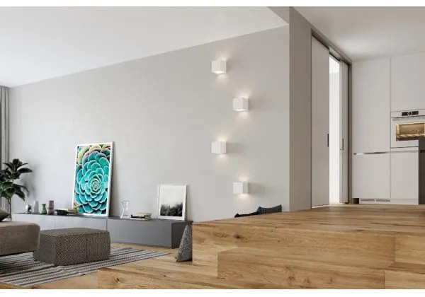 Sollux SL.0005 - Nástenné svietidlo LEO 1xE27/60W/230V biela