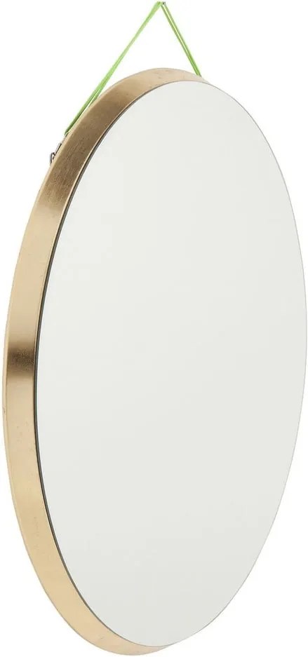 Okrúhle nástenné zrkadlo Kare Design Jetset, Ø 73 cm