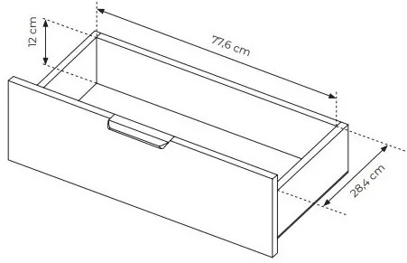 Komoda Tallin 138 (dub artisan + antracit). Akcia -20%. Vlastná spoľahlivá doprava až k Vám domov. 1071400