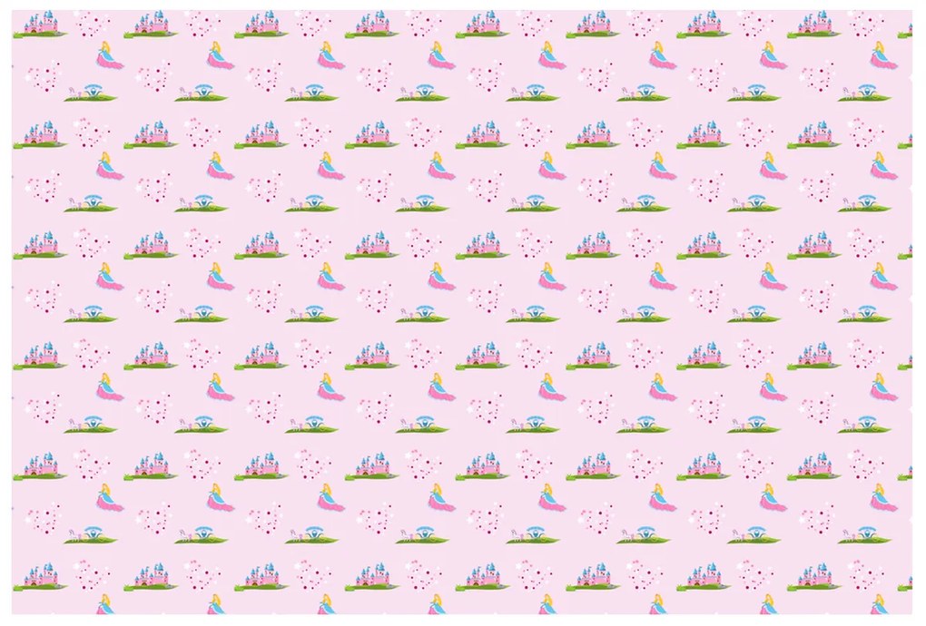 Gario Fototapeta Farebné princezny Materiál: Samolepiaca, Rozmery: 110 x 200 cm