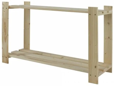 Regál drevený B-06 50x80x28 -borovica