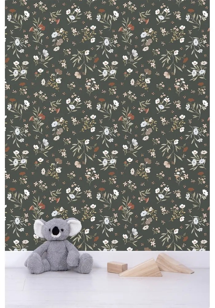 Detská tapeta 10 m x 50 cm Floral Poetry – Lilipinso