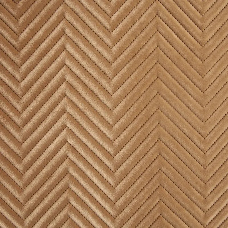 Dekorstudio Zamatový prehoz na posteľ SOFIA v medovej farbe Rozmer prehozu (šírka x dĺžka): 230x260cm