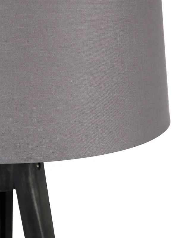 Trojnožka čierna s tienidlom z ľanu tmavosivým 45 cm - Tripod Classic