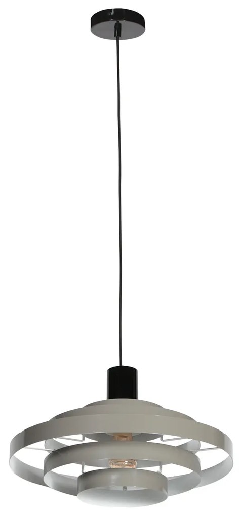 Retro závesná lampa zelená okrúhla - Halo Cirque