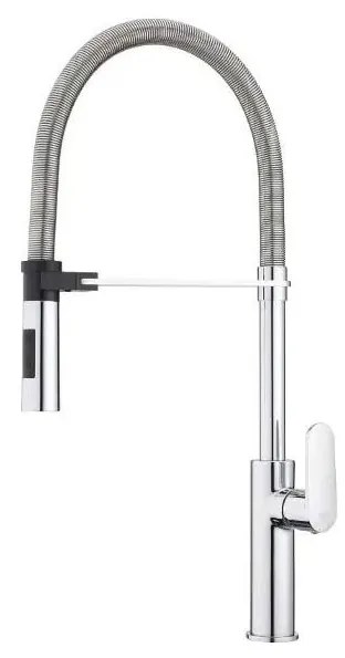 Paffoni - Drezová batéria s vysúvacou sprškou CANDY 52,5 cm lesklý chróm