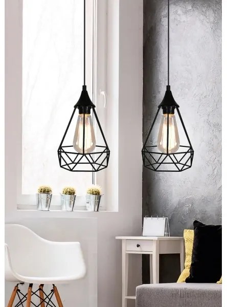 Luster na lanku GRAF 2xE27/60W/230V