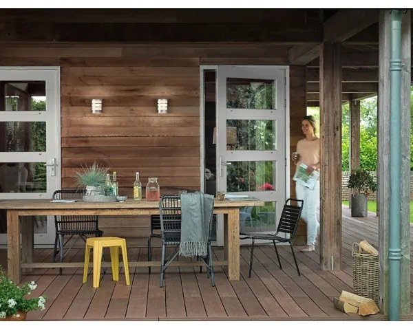 Philips - LED Vonkajšie nástenné svietidlo so senzorom PYTHON LED/3,8W/230V IP44