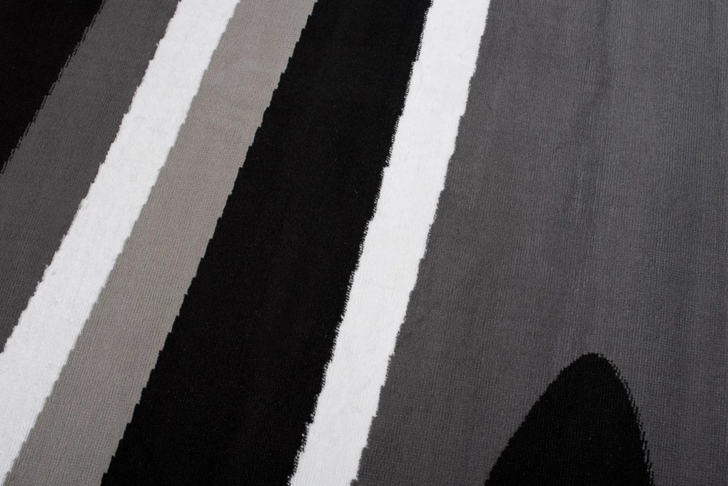 TA Koberec Z895A BLACK MAYA PP EYM Sivý Obdĺžnikový Rozmer: 200x300 cm