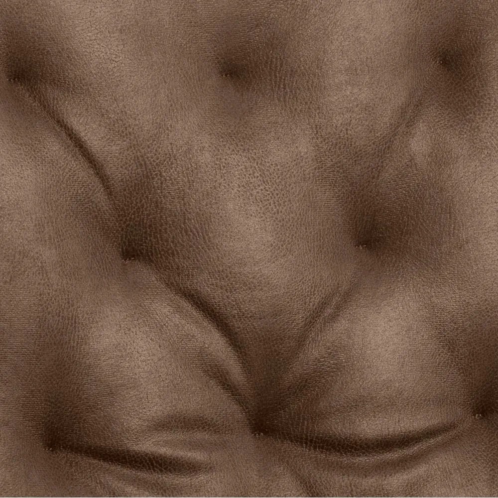 Hnedé jedálenské stoličky z imitácie kože v súprave 2 ks Kira – Actona