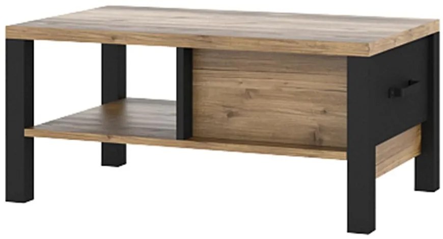 Konferenčný stolík OLIN 99 smrek appenzeller / čierna