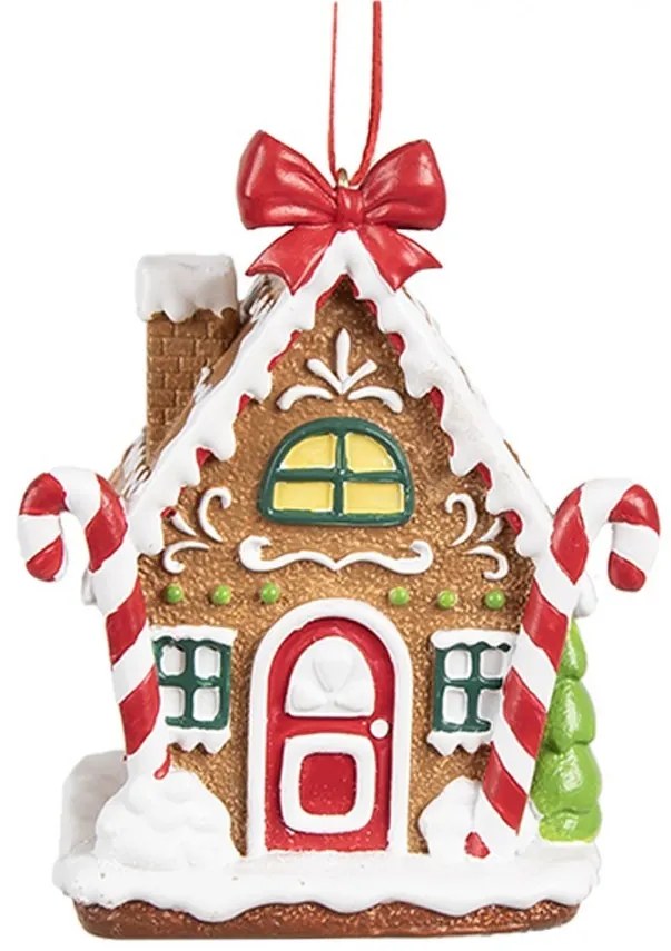 Závesná ozdoba perníková chalúpka Gingerbread House - 7*5*9 cm