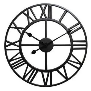 Nástenné hodiny Solar čierne 40 cm