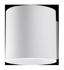 Biele nástenné svietidlo ø 10 cm Roda – Sollux