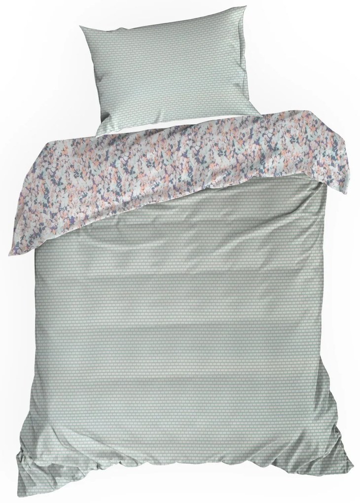 MAKOSATÉNOVÉ OBLIEČKY ESPRIT05 160X200 CM, 2 KS 70X80 CM VZOROVANÉ