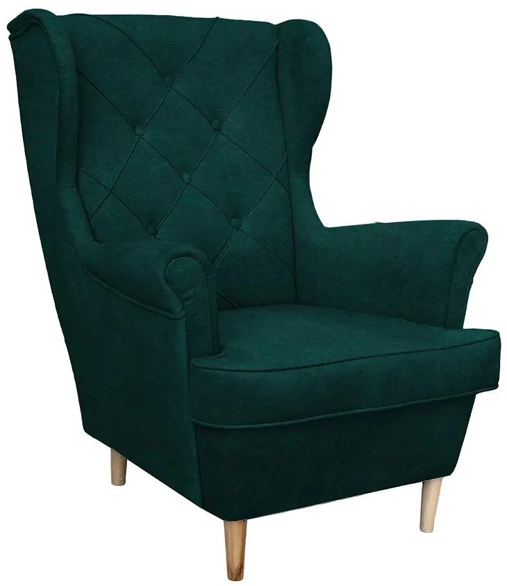 Kreslo Kingston Bis Holland 78 00/1, zelené