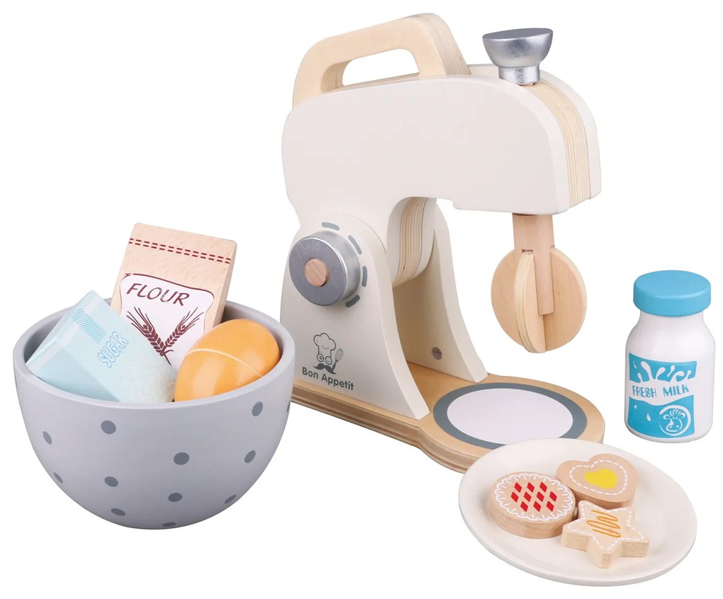 Drevený kuchynský robot