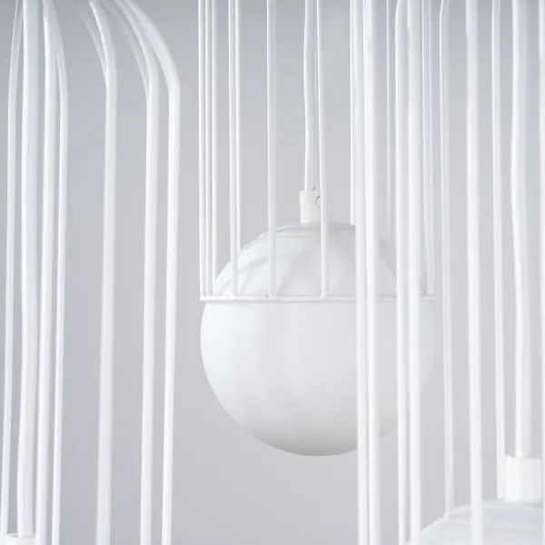 Sollux SL.1335 - Luster na lanku BRINA 3xG9/8W/230V biela