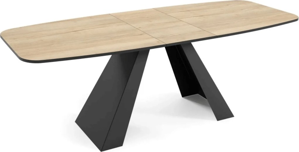 Dizajnový rozkladací jedálenský stôl TYRON Rozmer stola: veľkosť-160cm