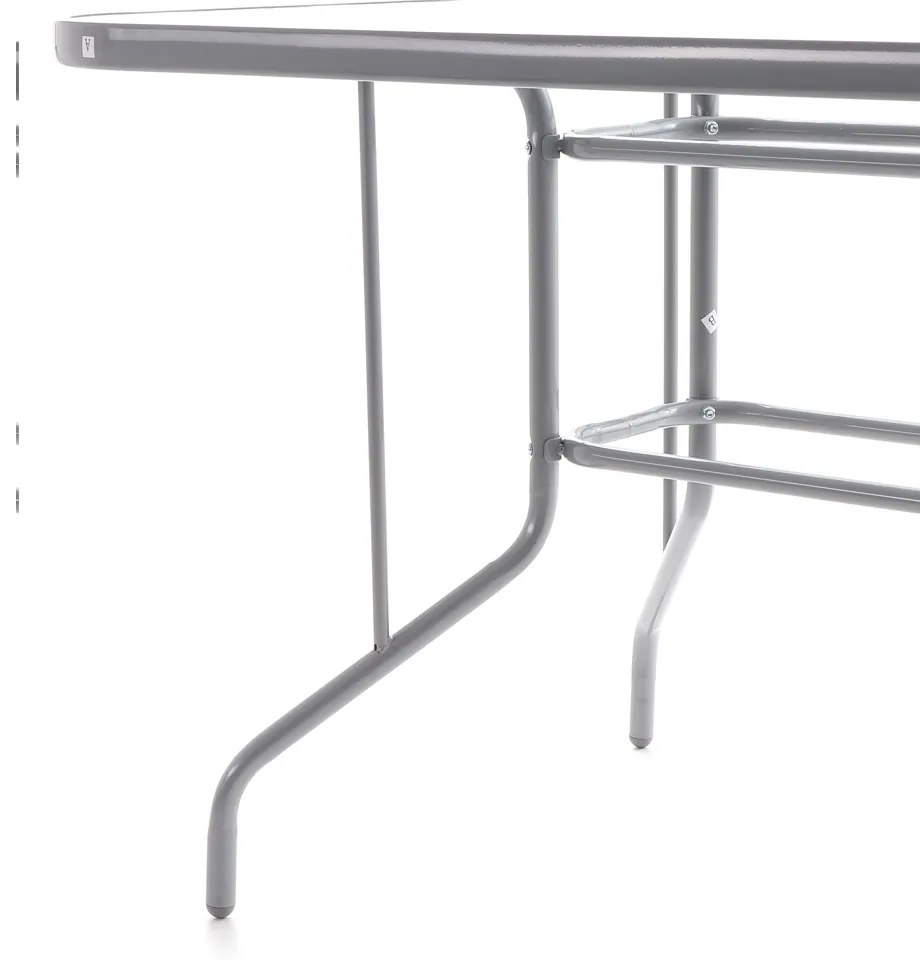 Záhradná stolová zostava Kano - 6 miest, sivá