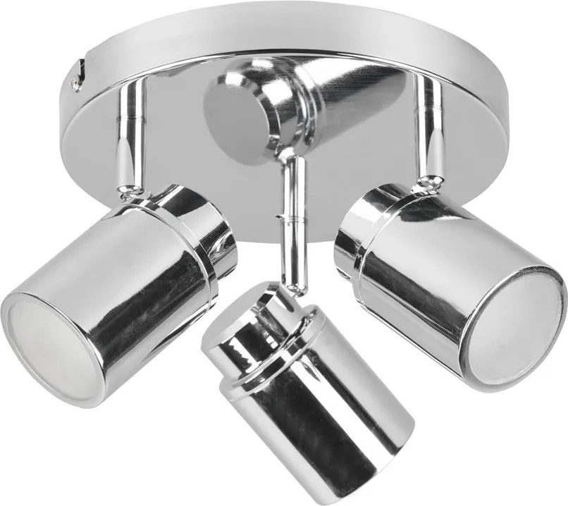 Kovové bodové svietidlo v lesklej striebornej farbe Angelo - Trio