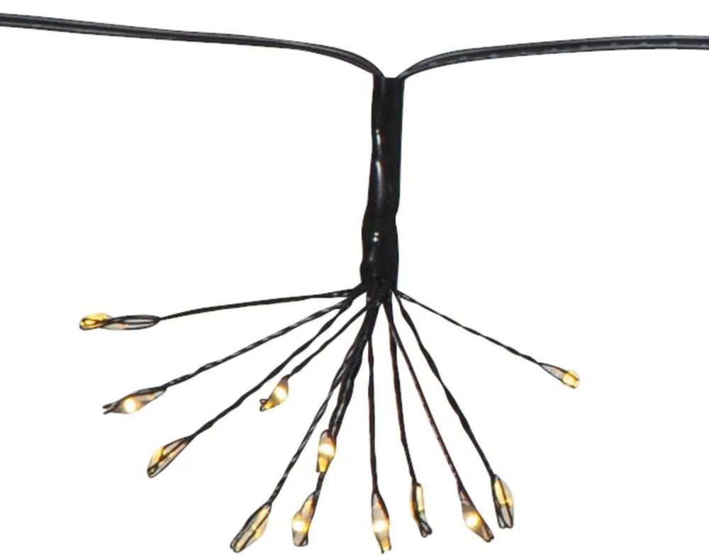 Vonkajšia svetelná LED reťaz Star Trading Flower, dĺžka 2,1 m