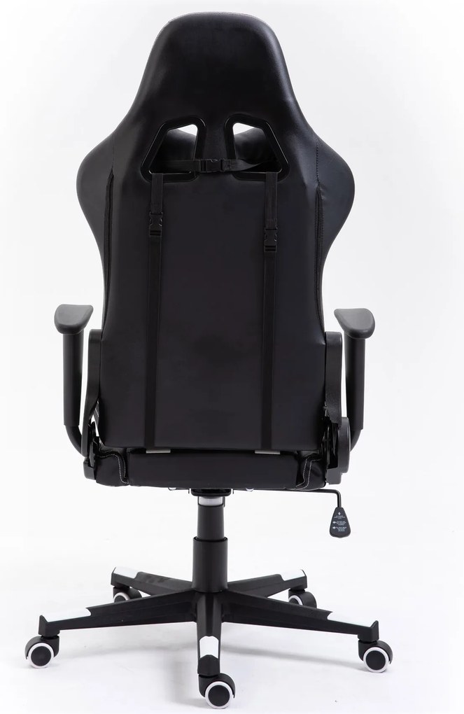 Herné kreslo F4G FG33 čierne/biele