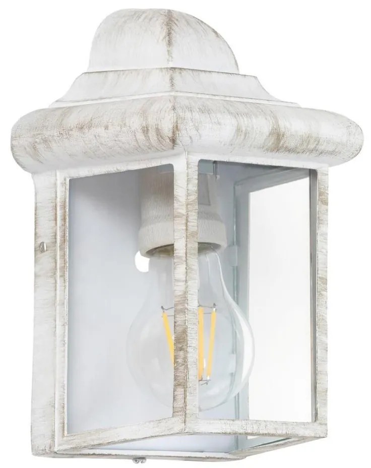 Rabalux 8753 - Vonkajšie nástenné svietidlo NORVICH 1xE27/60W/230V IP43 biela