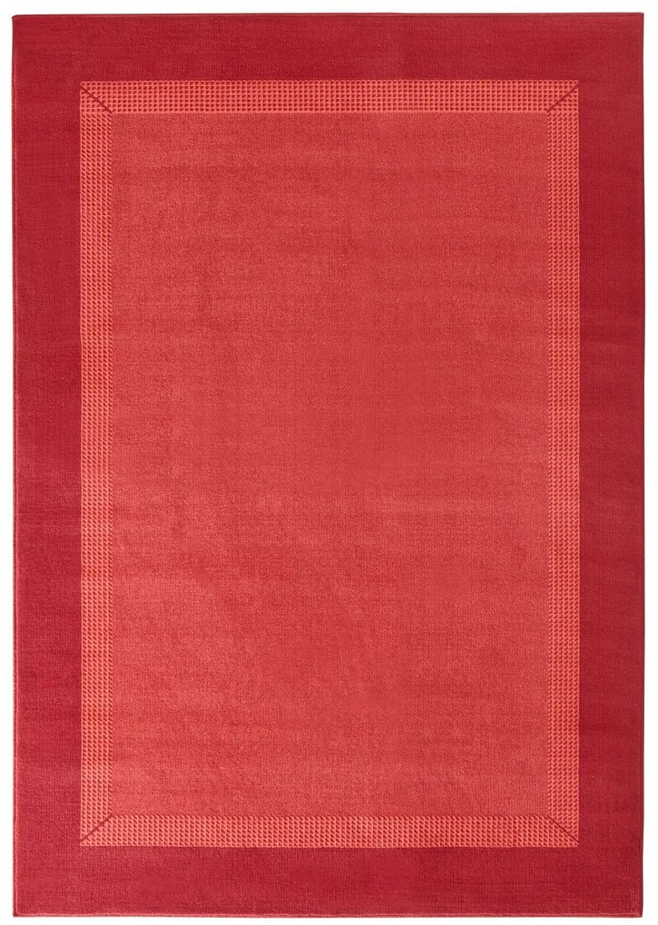 Kusový koberec Basic 102499, 120x170, červená, chodba / predsieň, Hanse Home