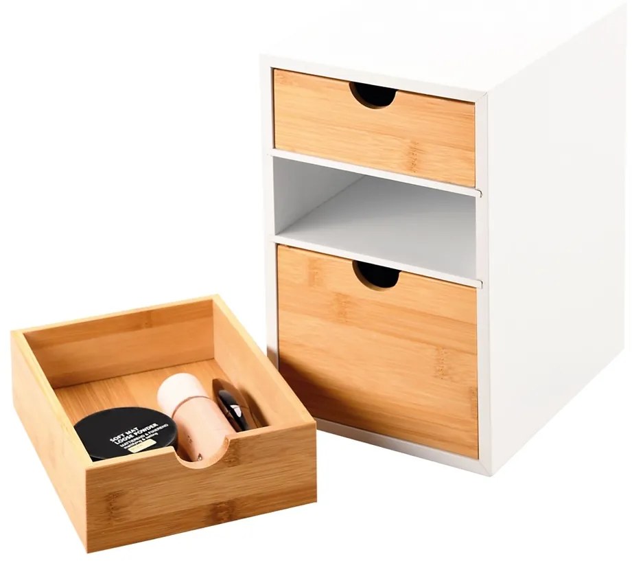 Kesper 58957 Organizér s 3 priehradkami bambus, 27 x 21 x 17 cm